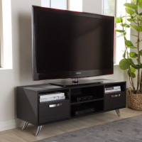 Baxton Studio ET 3112-02-Dark Brown-TV Warwick Modern and Contemporary Espresso Brown Finished Wood TV Stand